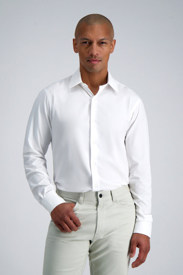 haggar Smart Wash® Dress Shirt - White White