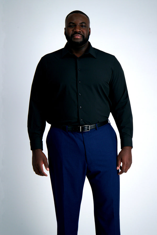 haggar Smart Wash® Tall Dress Shirt - Black Black