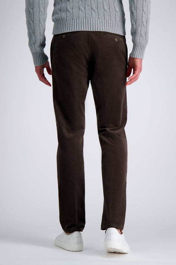 Haggar Stretch Corduroy Chino Pant Military Green