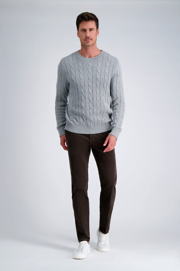 haggar Stretch Corduroy Chino Pant Military Green