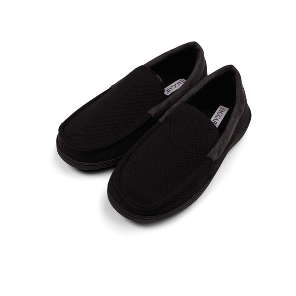 Haggar Textured Venetian Slippers Graphite