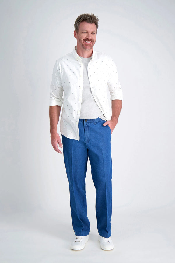 Haggar Work To Weekend® Denim Lt Stonewash