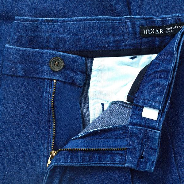 Haggar Work To Weekend® Denim Short Dark Blue