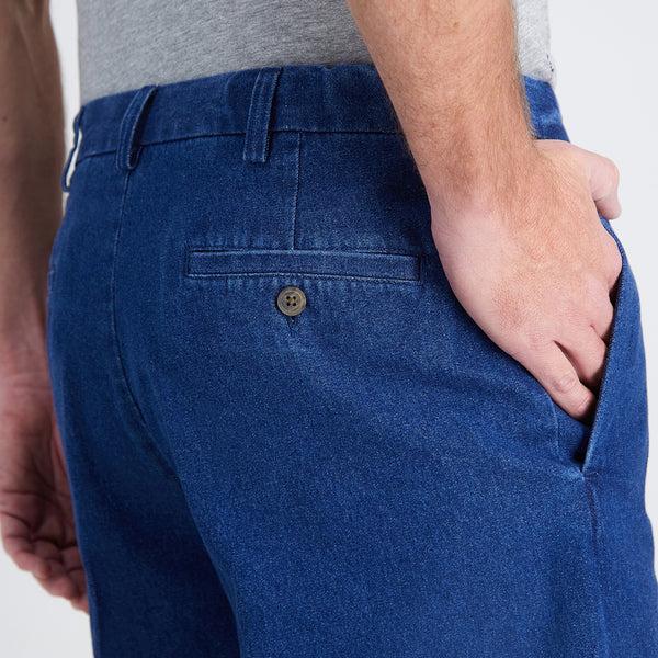 Haggar Work To Weekend® Denim Short Dark Blue