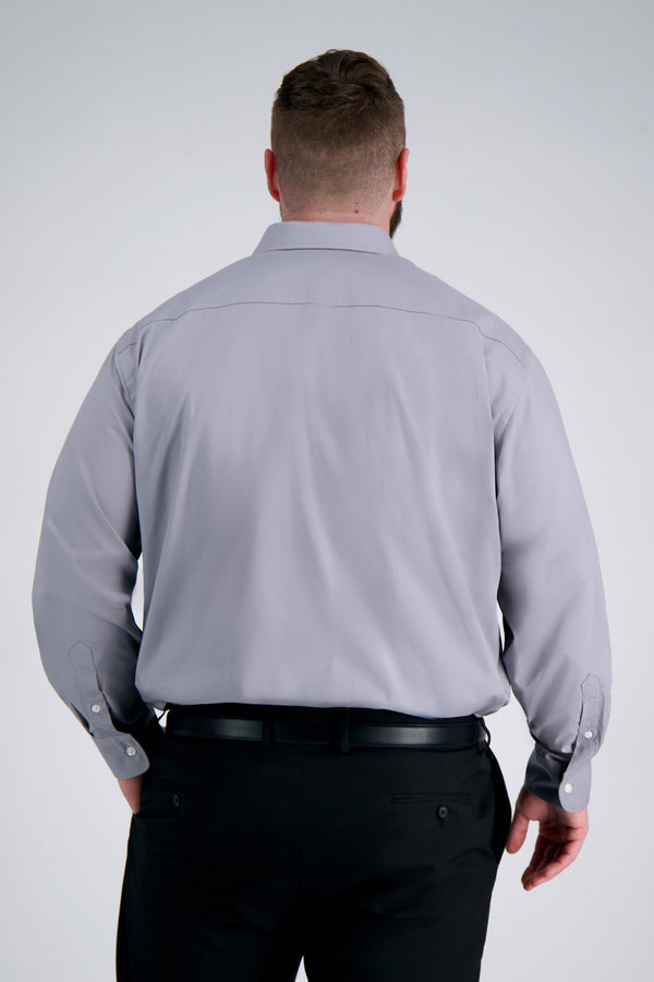 Haggar Premium Comfort Big Dress Shirt - Charcoal Graphite