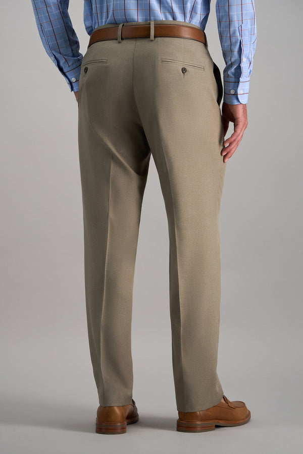 Haggar Premium Comfort Broken Twill Dress Pant Oatmeal