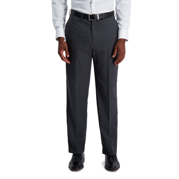 haggar Premium Comfort Dress Pant - Tonal Glen Plaidㅤ Black / Charcoal