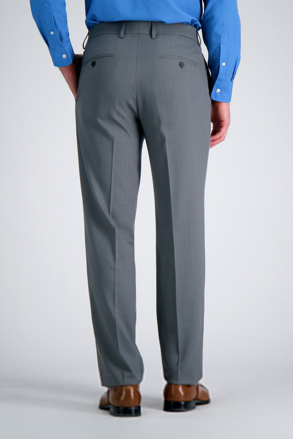 Haggar Premium Comfort Dress Pant - Tonal Windowpane Blue