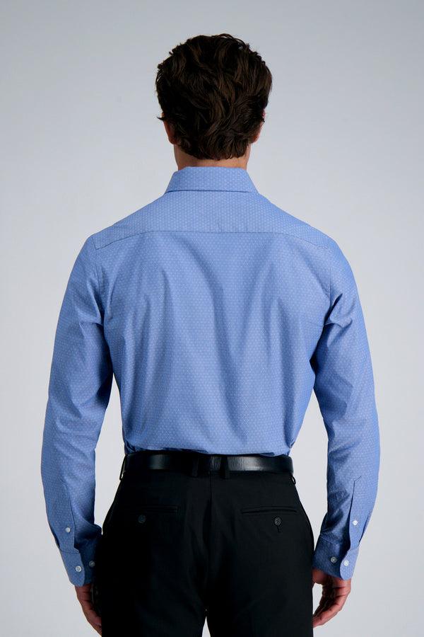 Haggar Premium Comfort Dress Shirt - Blue Dobby Cobalt