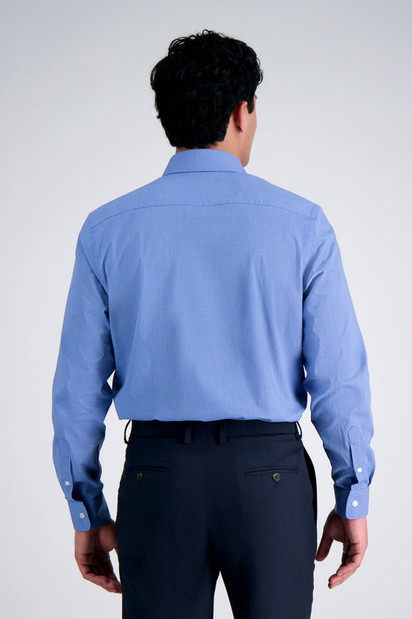 Haggar Premium Comfort Dress Shirt - Blue Dobby Cobalt
