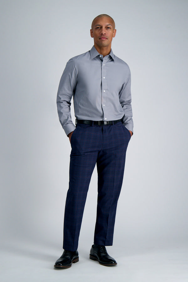 Haggar Premium Comfort Dress Shirt - Charcoal Graphite