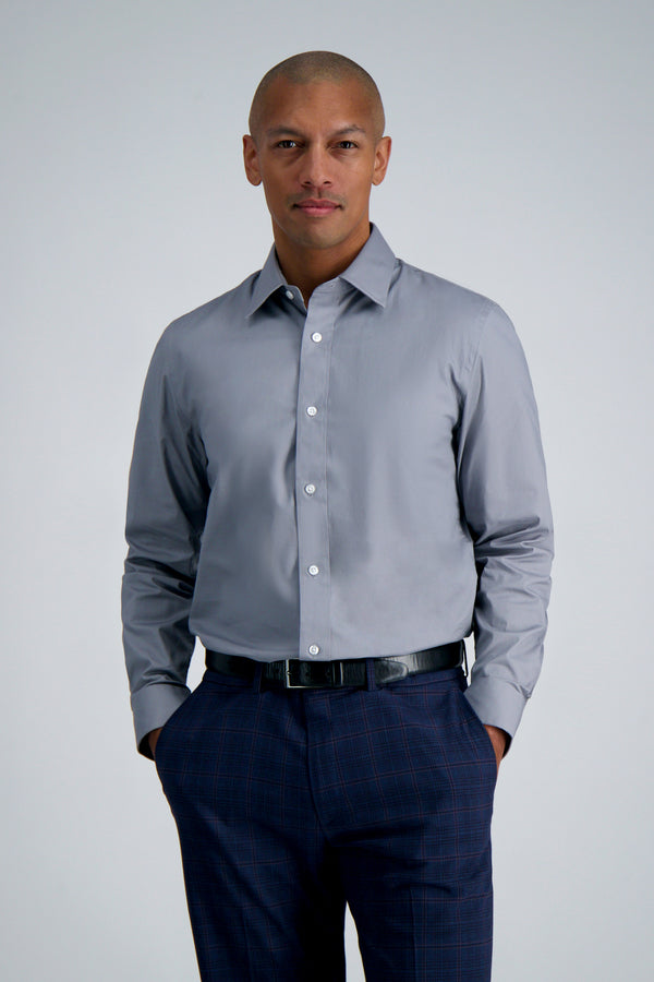 haggar Premium Comfort Dress Shirt - Charcoal Graphite