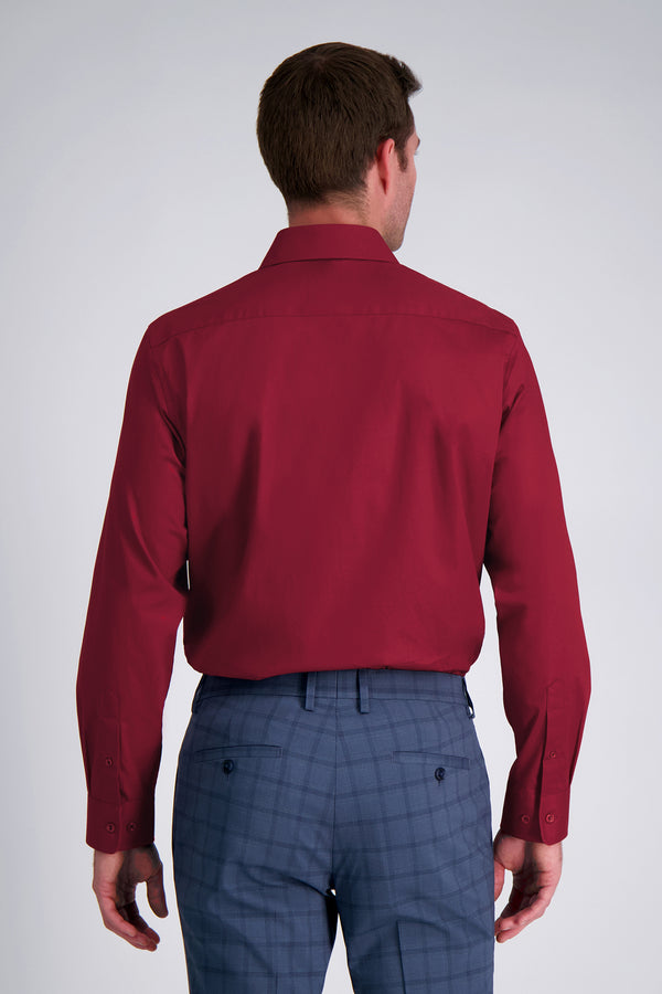 Haggar Premium Comfort Dress Shirt - Dark Red Dark Red