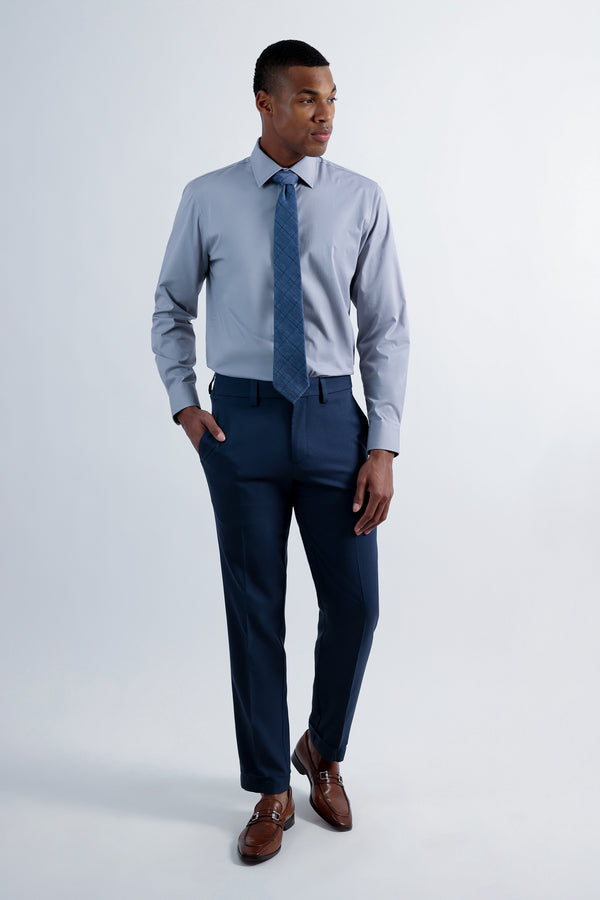 Haggar Premium Comfort Dress Shirt - Light Grey Light Grey