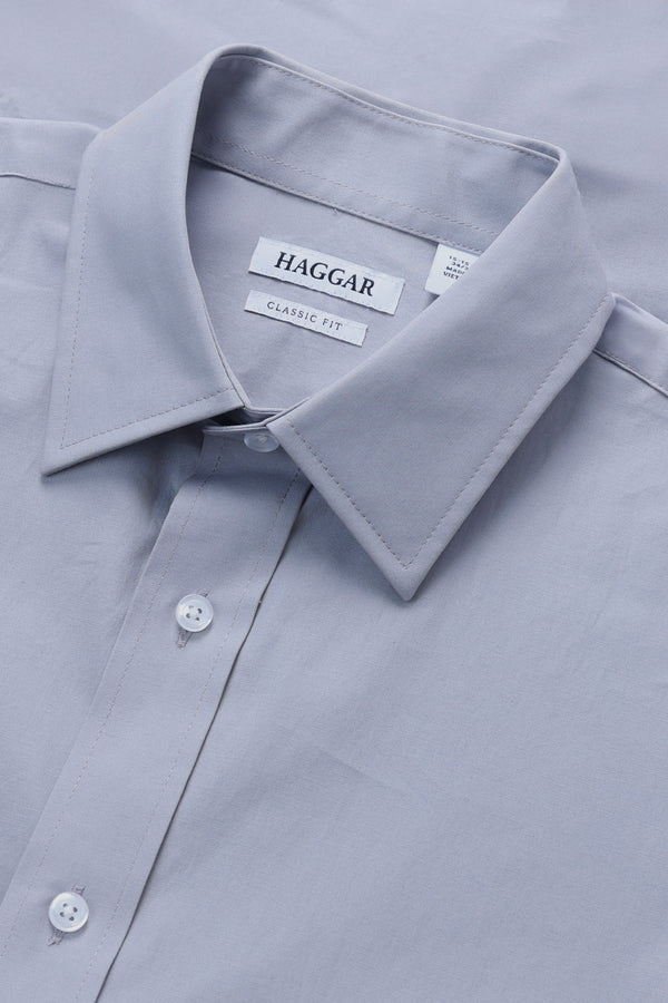 Haggar Premium Comfort Dress Shirt - Light Grey Light Grey