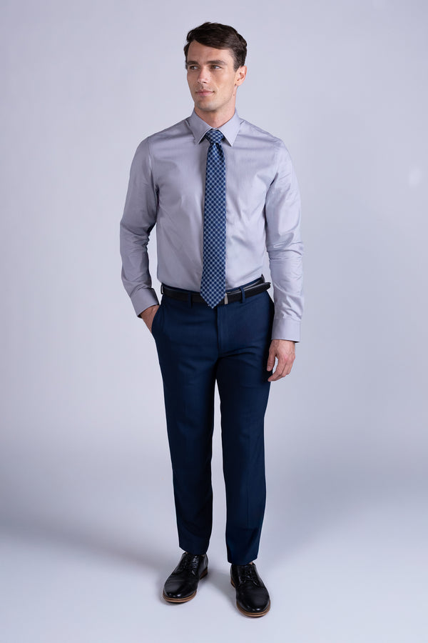 Haggar Premium Comfort Dress Shirt - Light Grey Light Grey