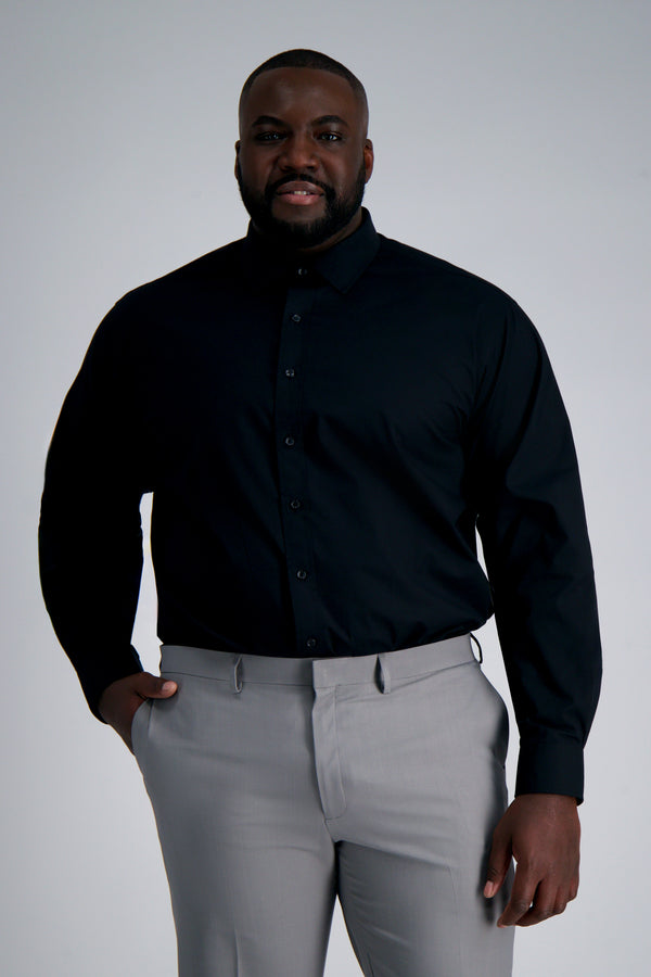 haggar Premium Comfort Tall Dress Shirt - Black Black