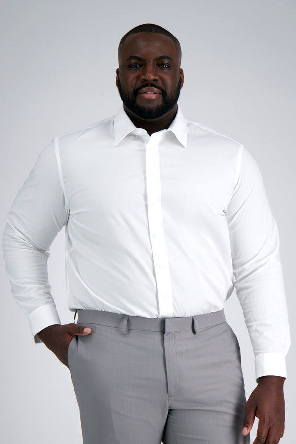 haggar Premium Comfort Tall Dress Shirt - White White