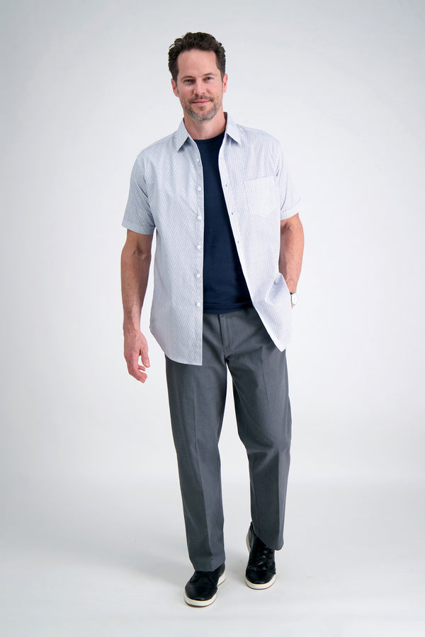 haggar Premium No Iron Khaki Heatherㅤ Charcoal Heather