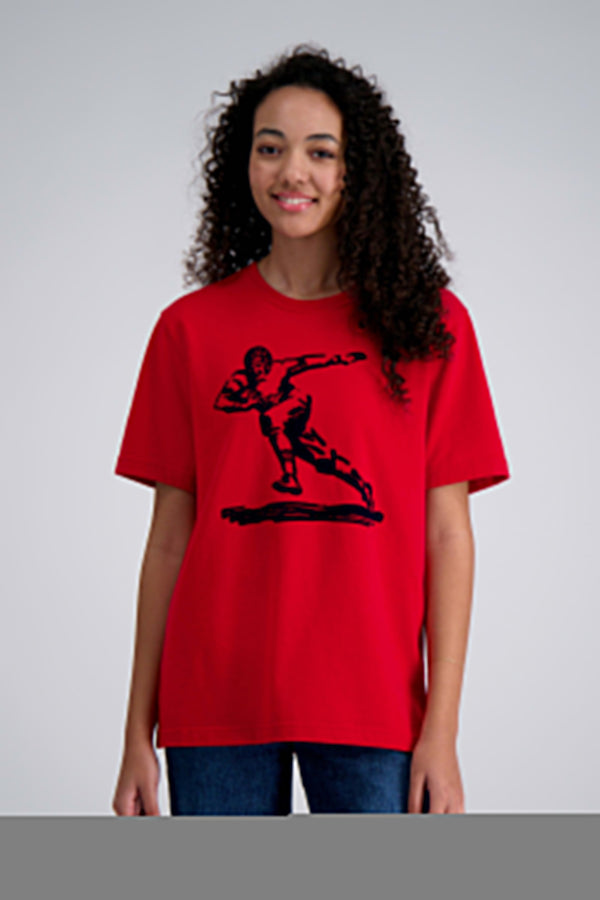 Haggar Pro Football Hall Of Fame X Haggar - Vintage Player Graphic Tee Silver