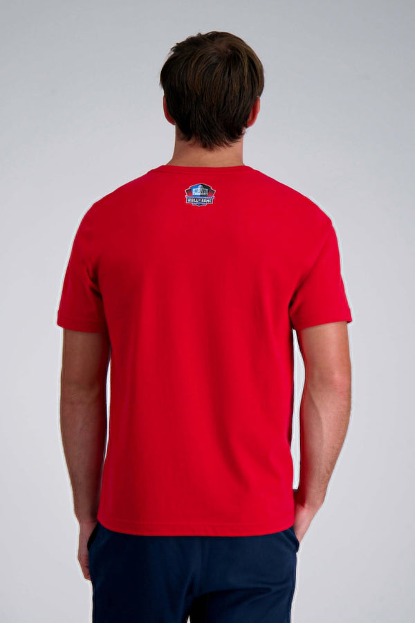 Haggar Pro Football Hall Of Fame X Haggar - Vintage Player Graphic Tee Silver