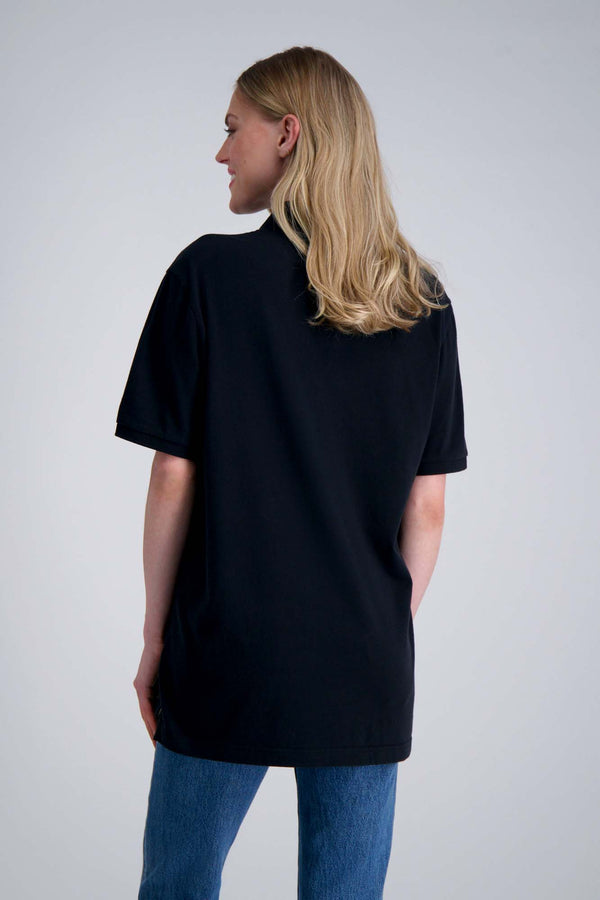 Haggar Pro Football Hall Of Fame X Haggar - Vintage Wash Polo Black