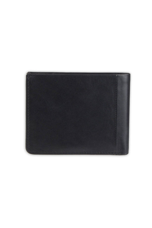 Haggar RFID Extra Capacity Slimfold Wallet - Best Dad Ever Emboss Black