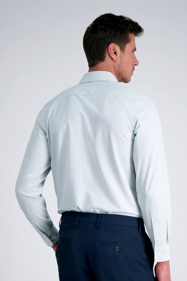 Haggar Smart Wash® Dress Shirt - Dark Green Check Dark Green