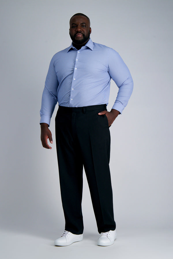 Haggar Smart Wash® Tall Dress Shirt - Indigo Stripe Indigo