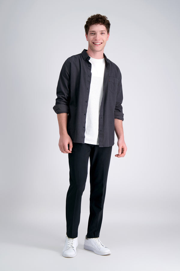 haggar The Active Series™ 5-Pocket Tech Pant Khaki