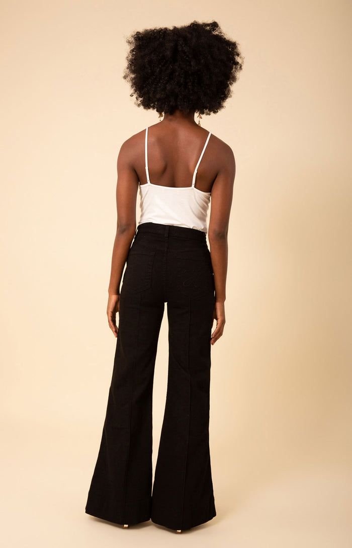 Hale Bob Blake Flare Leg Denim Trouser Made In California