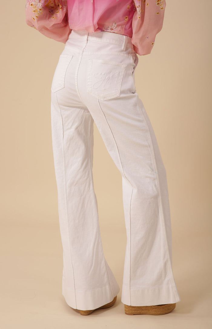 Hale Bob Blake Flare Leg Denim Trouser Made In California