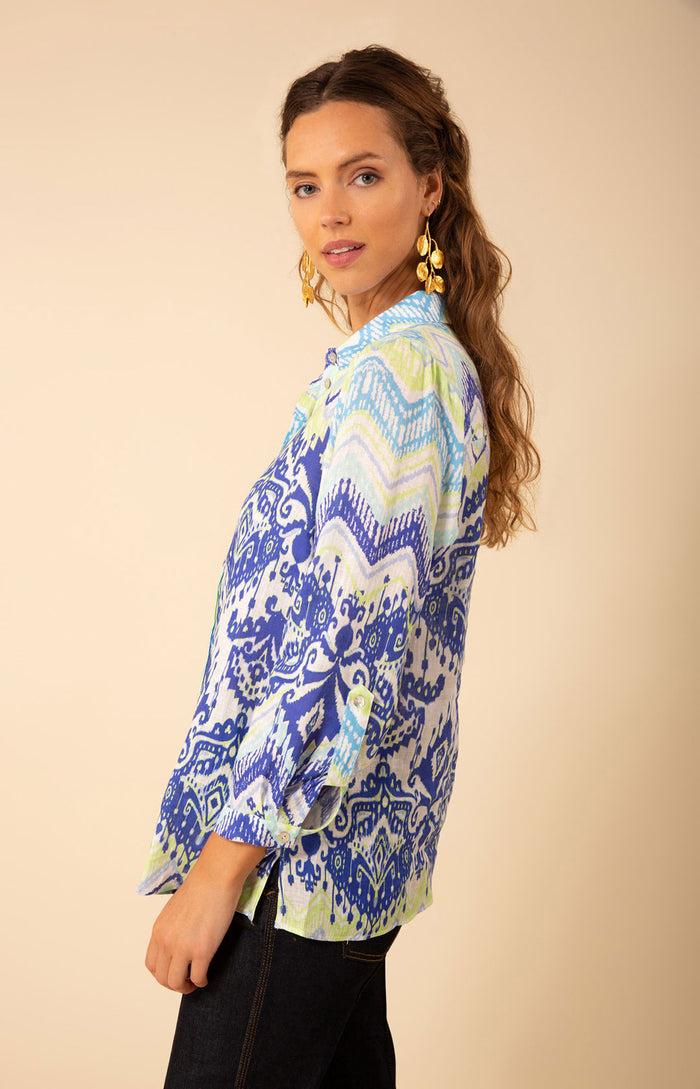 Hale Bob Adelyn Linen Top