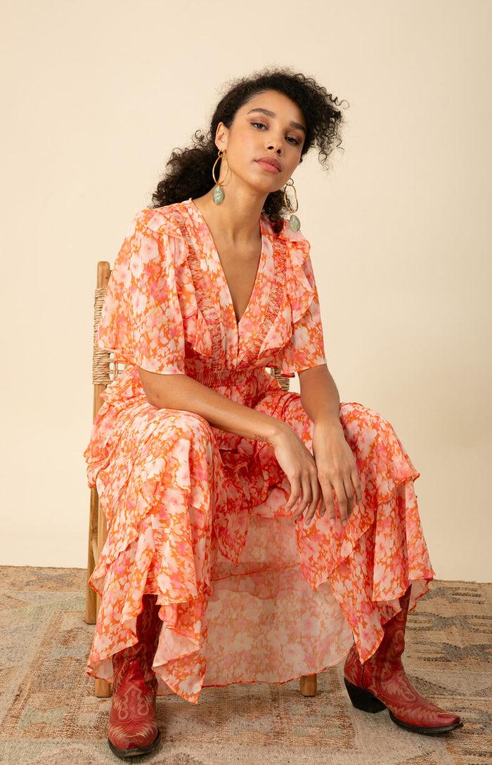 Hale Bob Ainsley Tiered Dress