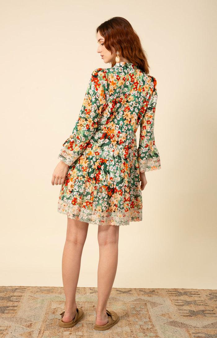 Hale Bob Alaya Embroidered Dress