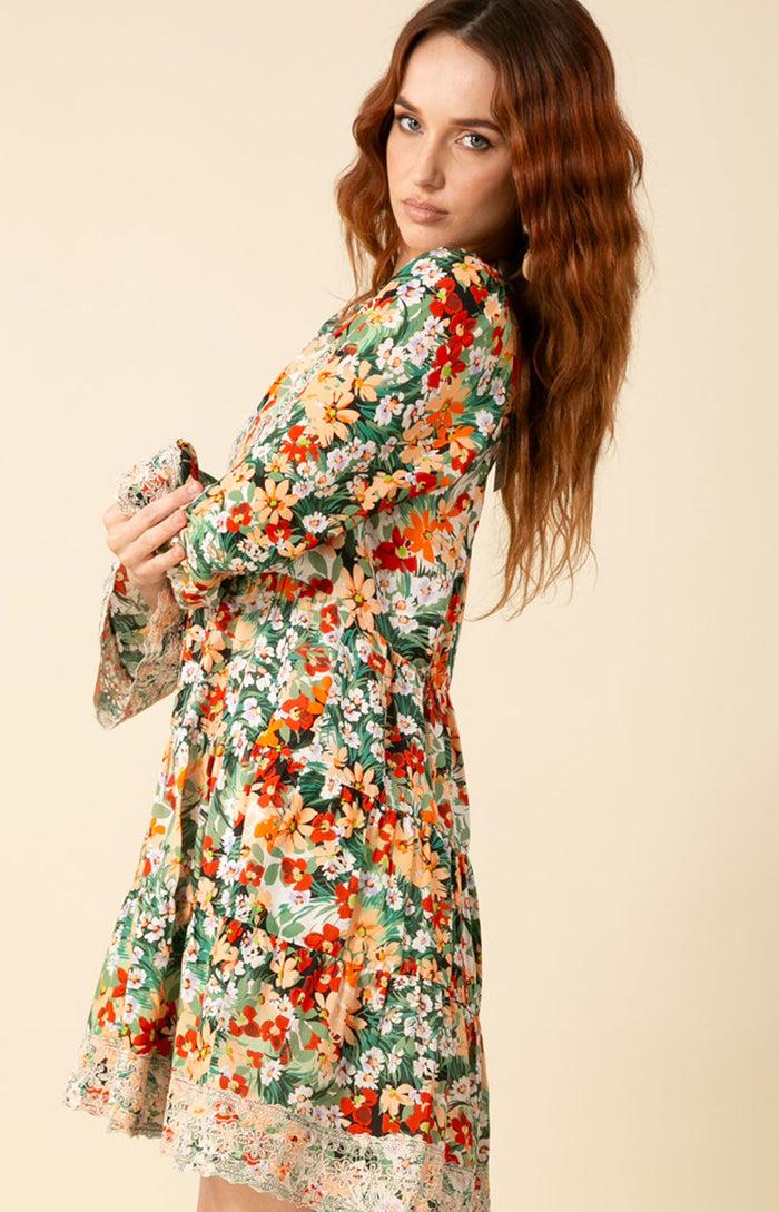 hale bob Alaya Embroidered Dress