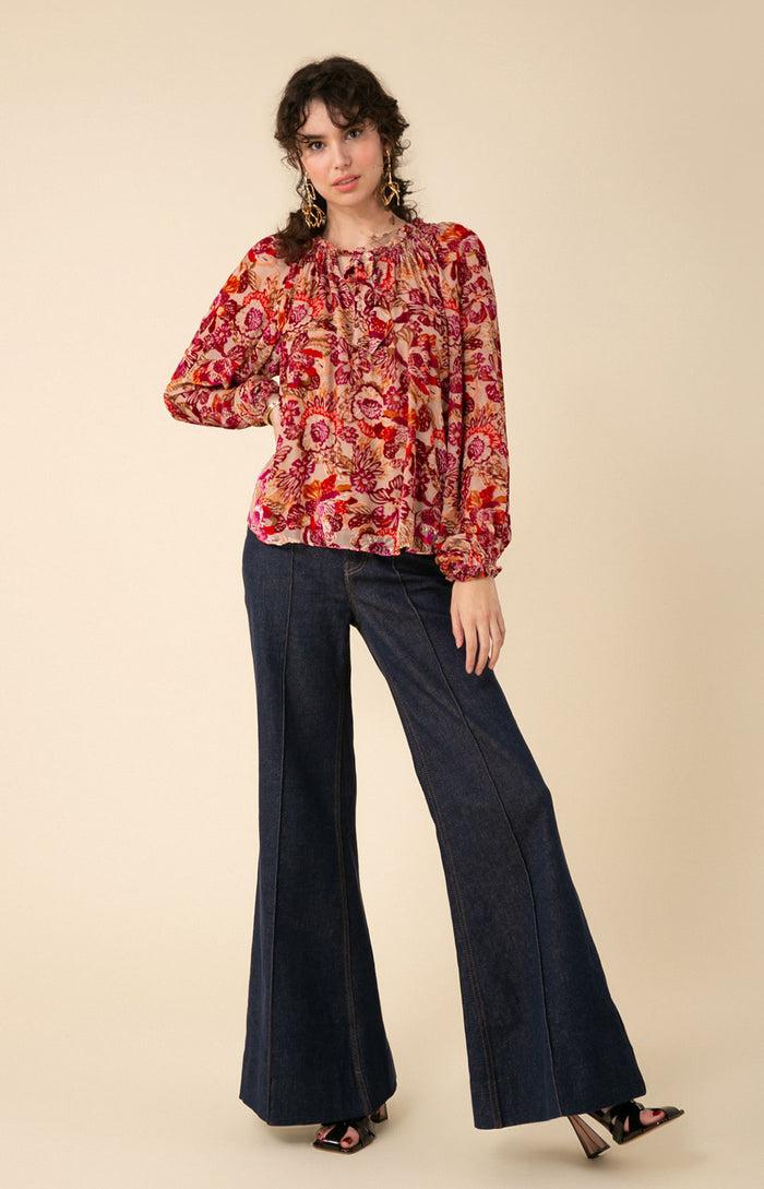 hale bob Alba Velvet Burnout Top