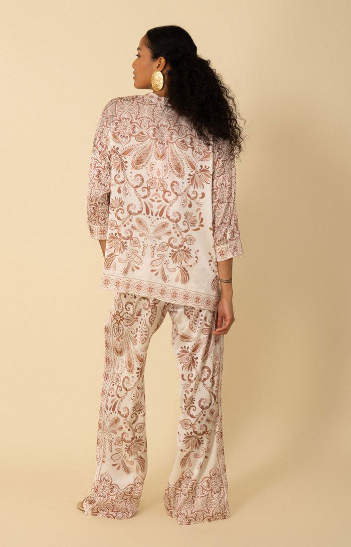 Hale Bob Aleena Charmeuse Top