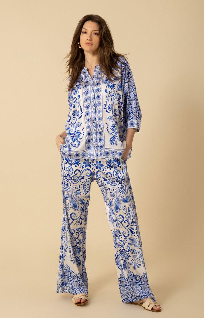 Hale Bob Aleena Charmeuse Top