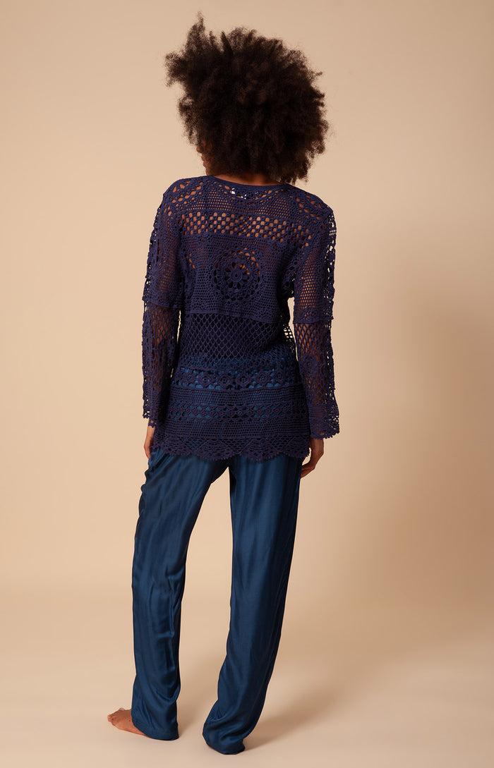 Hale Bob Alexane Crochet Top