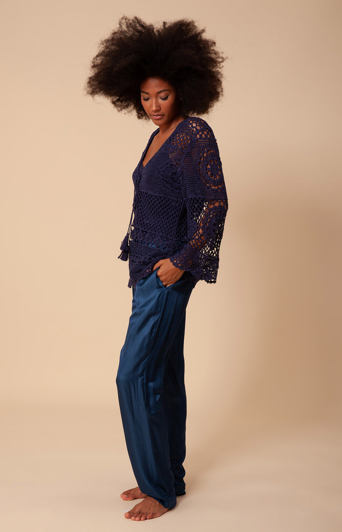 Hale Bob Alexane Crochet Top