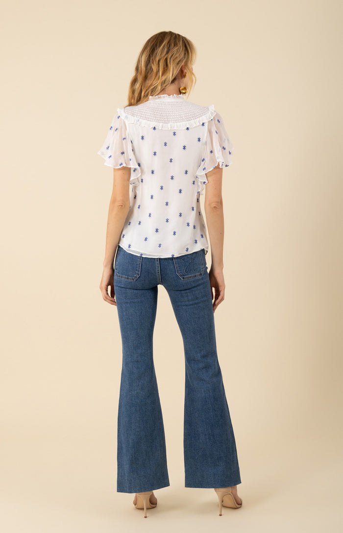 Hale Bob Aliana Embroidered Top