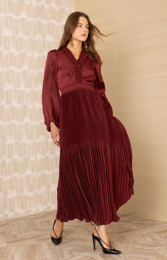 Hale Bob Alisson Charmeuse Dress