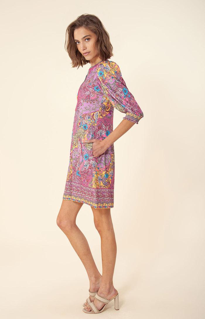 Hale Bob Allegra Jersey Dress Beaded