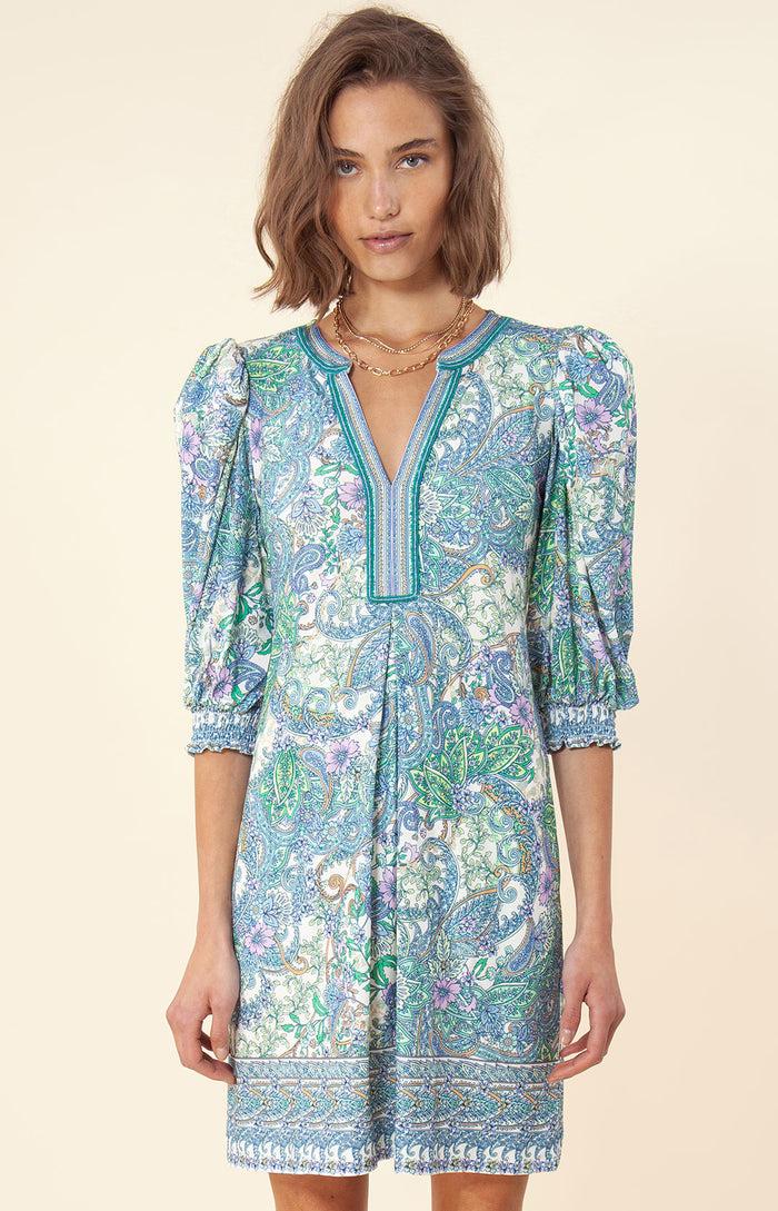 Hale Bob Allegra Jersey Dress Beaded