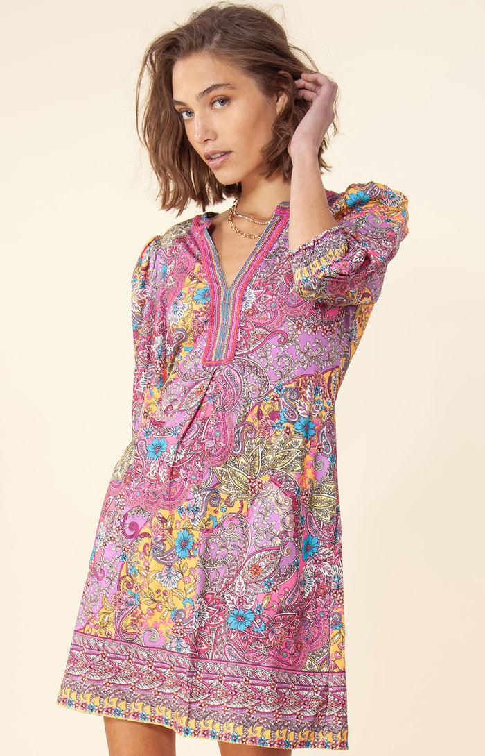 hale bob Allegra Jersey Dress Beaded