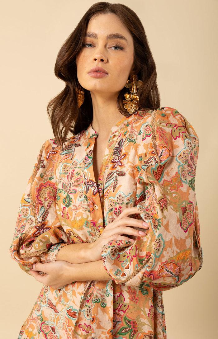 Hale Bob Allie Linen Dress