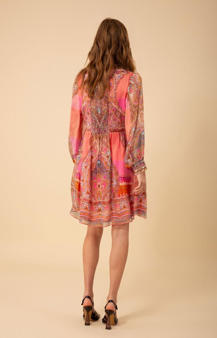 Hale Bob Allison Chiffon Dress
