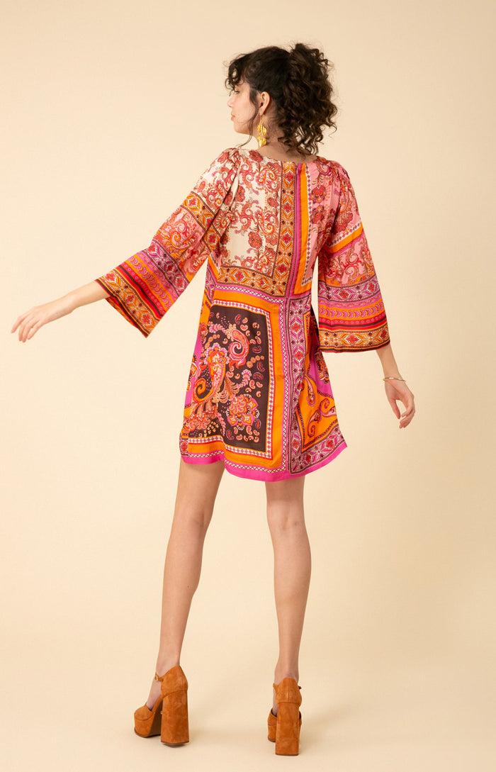 Hale Bob Ambre Charmeuse Dress