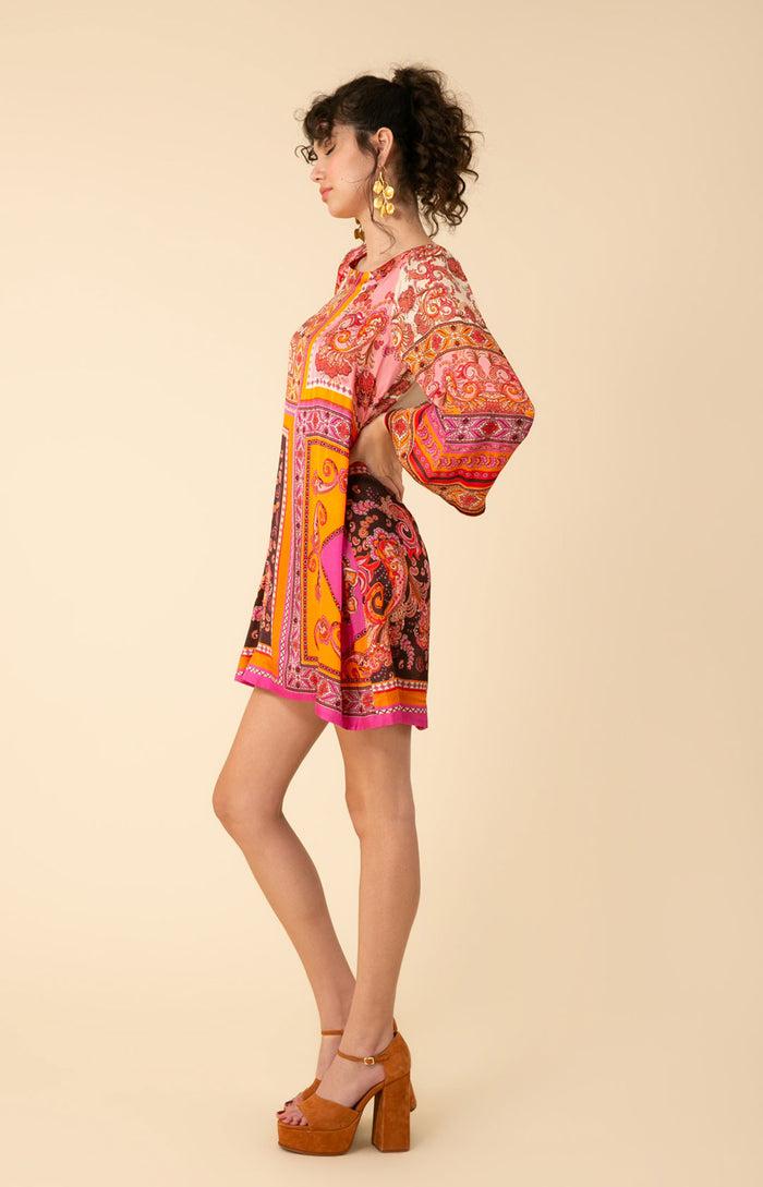 Hale Bob Ambre Charmeuse Dress